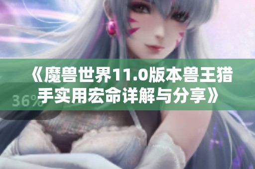 《魔兽世界11.0版本兽王猎手实用宏命详解与分享》