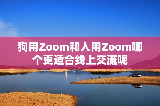 狗用Zoom和人用Zoom哪个更适合线上交流呢