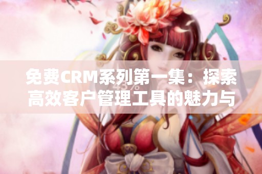 免费CRM系列第一集：探索高效客户管理工具的魅力与应用