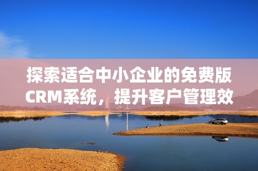 探索适合中小企业的免费版CRM系统，提升客户管理效率