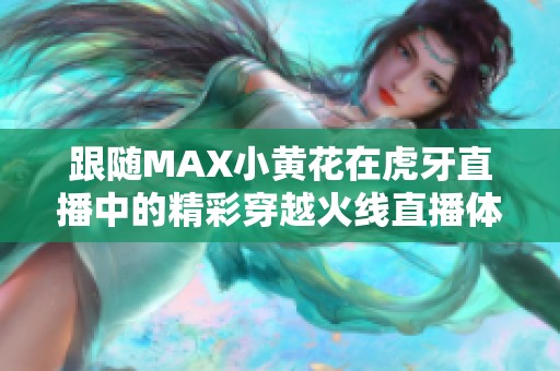 跟随MAX小黄花在虎牙直播中的精彩穿越火线直播体验