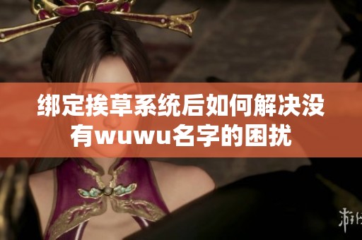 绑定挨草系统后如何解决没有wuwu名字的困扰