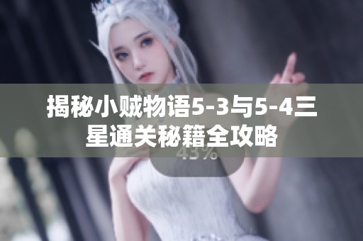 揭秘小贼物语5-3与5-4三星通关秘籍全攻略