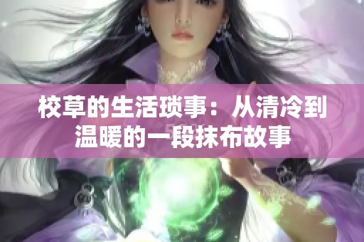 校草的生活琐事：从清冷到温暖的一段抹布故事