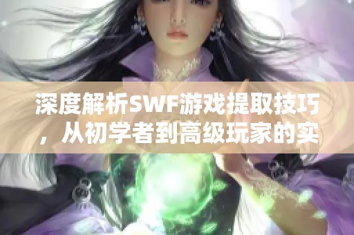 深度解析SWF游戏提取技巧，从初学者到高级玩家的实用指南