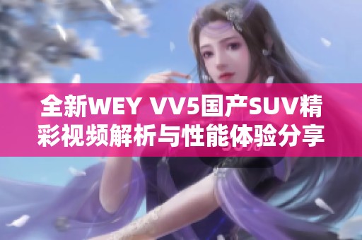 全新WEY VV5国产SUV精彩视频解析与性能体验分享