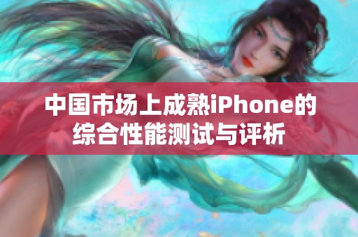 中国市场上成熟iPhone的综合性能测试与评析