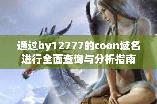 通过by12777的coon域名进行全面查询与分析指南