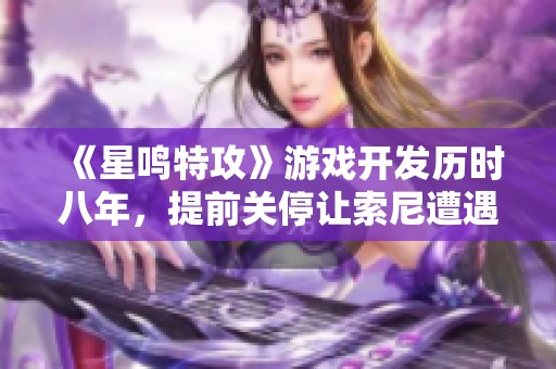 《星鸣特攻》游戏开发历时八年，提前关停让索尼遭遇重大损失