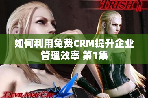 如何利用免费CRM提升企业管理效率 第1集