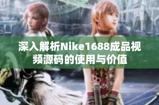 深入解析Nike1688成品视频源码的使用与价值