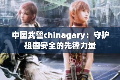 中国武警chinagary：守护祖国安全的先锋力量