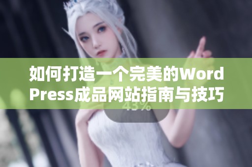 如何打造一个完美的WordPress成品网站指南与技巧