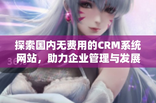 探索国内无费用的CRM系统网站，助力企业管理与发展