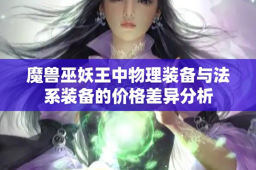 魔兽巫妖王中物理装备与法系装备的价格差异分析