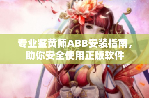 专业鉴黄师ABB安装指南，助你安全使用正版软件