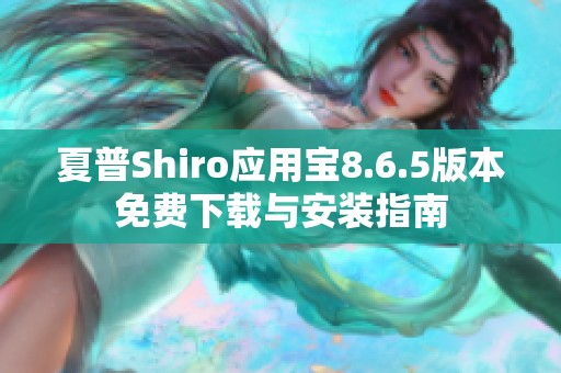 夏普Shiro应用宝8.6.5版本免费下载与安装指南