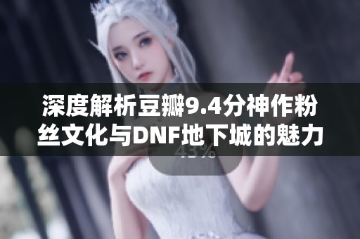 深度解析豆瓣9.4分神作粉丝文化与DNF地下城的魅力