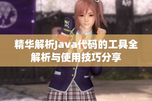 精华解析Java代码的工具全解析与使用技巧分享