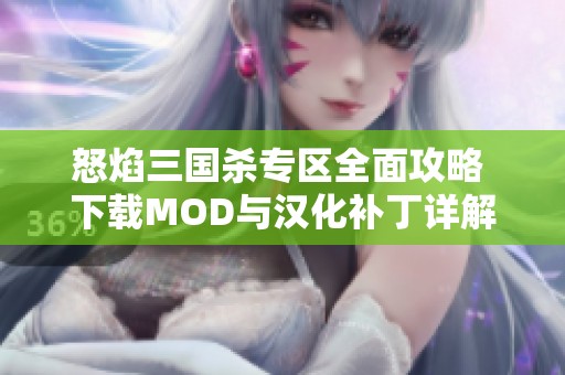 怒焰三国杀专区全面攻略 下载MOD与汉化补丁详解