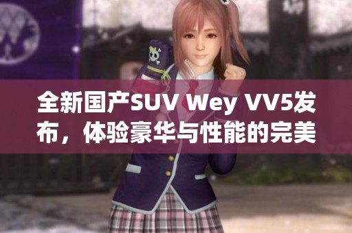 全新国产SUV Wey VV5发布，体验豪华与性能的完美结合