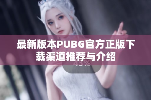 最新版本PUBG官方正版下载渠道推荐与介绍