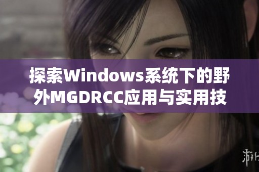 探索Windows系统下的野外MGDRCC应用与实用技巧