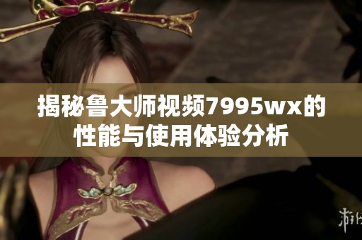 揭秘鲁大师视频7995wx的性能与使用体验分析