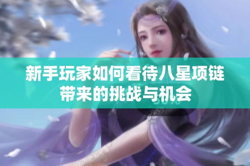 新手玩家如何看待八星项链带来的挑战与机会