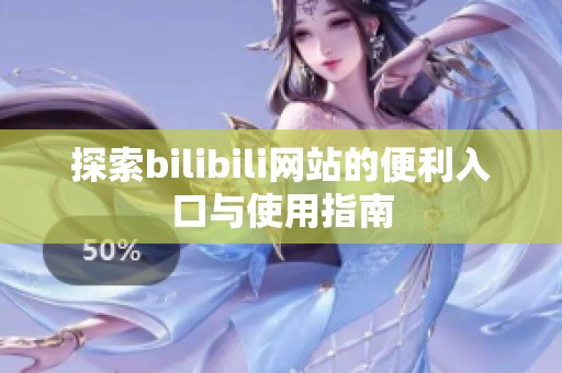 探索bilibili网站的便利入口与使用指南