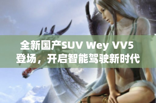 全新国产SUV Wey VV5 登场，开启智能驾驶新时代