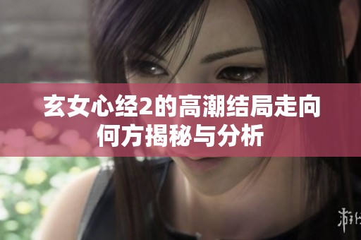 玄女心经2的高潮结局走向何方揭秘与分析