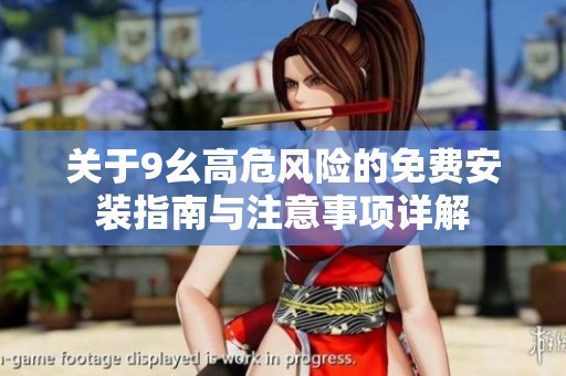 关于9幺高危风险的免费安装指南与注意事项详解