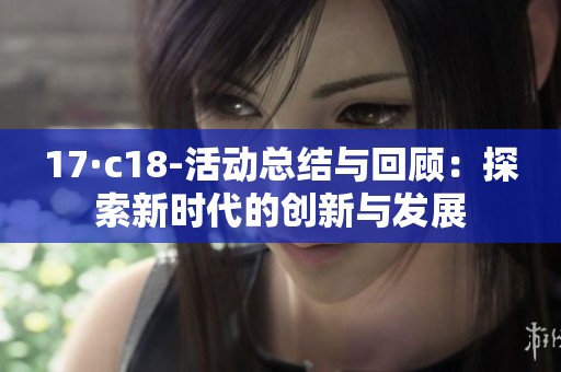 17·c18-活动总结与回顾：探索新时代的创新与发展